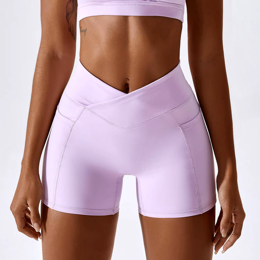 Woman High Waist Sport Shorts