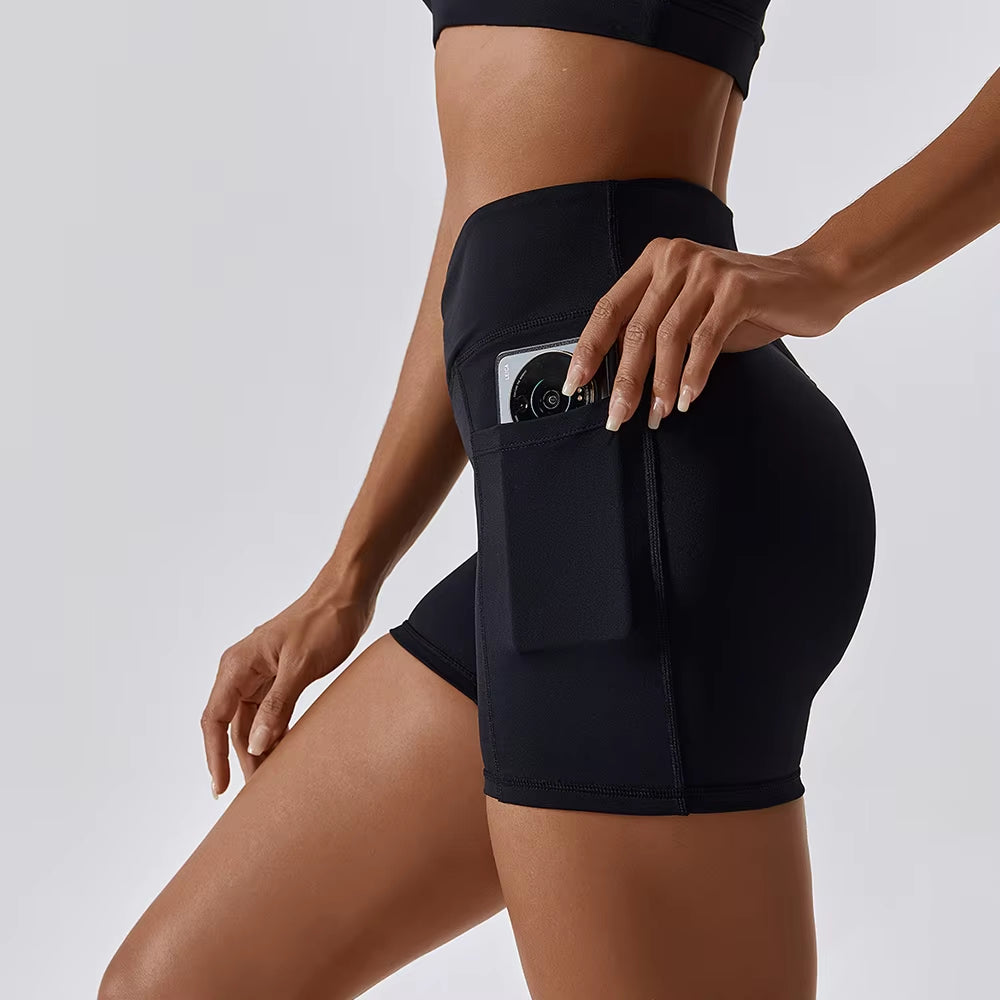 Woman High Waist Sport Shorts